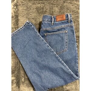 L.L.Bean Comfort Waist Jeans Mens 37x29 Blue Medium Wash Straight Leg 250265